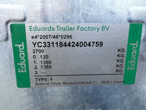 Eduard EDUARD 3118-GDR,  2700 kg GG