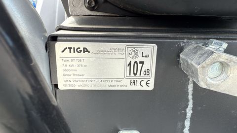 Stiga ST 726 T Schneefräse mit Raupenantrieb