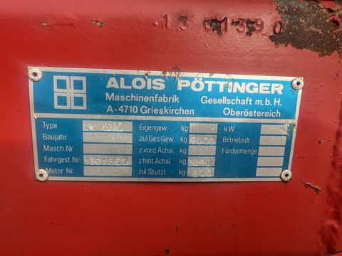 Pöttinger Trend II , Tieflader LW 40M 