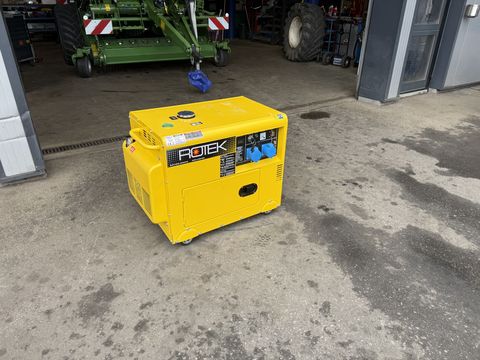 Rotek-Rotex Dieselgenerator mit 5kVA Leistung und Gehäuse 