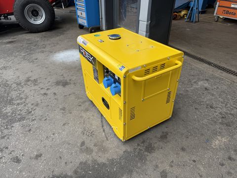 Rotek-Rotex Dieselgenerator mit 5kVA Leistung und Gehäuse 