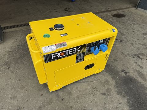 Rotek-Rotex Dieselgenerator mit 5kVA Leistung und Gehäuse 