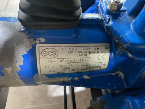 BCS BCS WS 630 mit Stachelwalzen und Freischneider