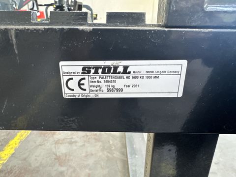 Stoll Palettengabel HD 1600kg 1000mm Euro