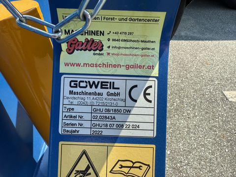 Göweil GHU 08/1850 mit Schwenkvorr. DW und BJ 2022