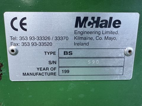 McHale BS Ballenschneider mit Euroaufnahme