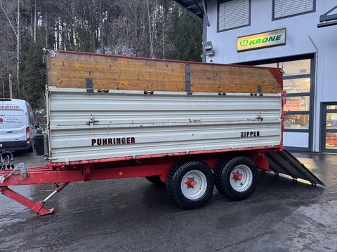 Pühringer 4121 8to Tandem Kipper mit Aufsatzwände