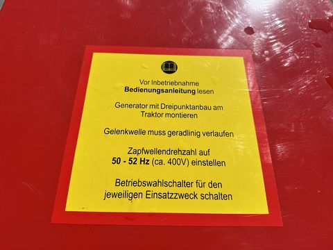 Schneeberger NSGL 42U 540U/min mit AVR Regelung Neuwertig