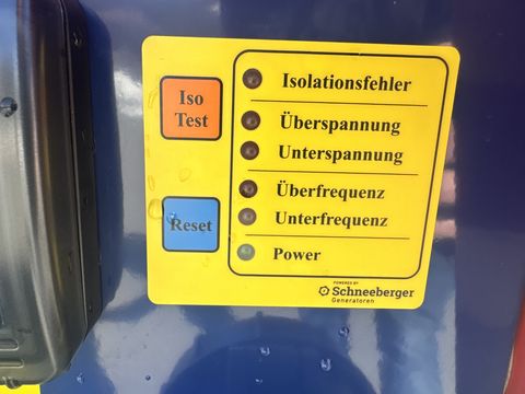 Schneeberger NSGL 42U 540U/min mit AVR Regelung Neuwertig