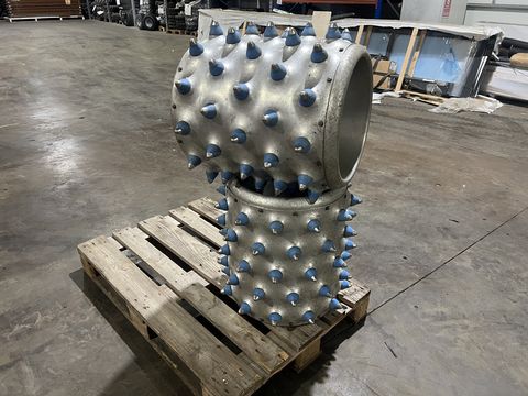 Brielmaier Stachelwalzen ALU-5-reihig mit Metallspitze