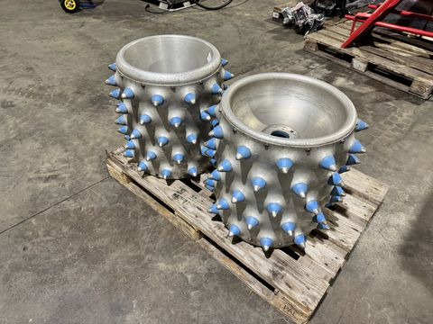 Brielmaier Stachelwalzen ALU-5-reihig mit Metallspitze