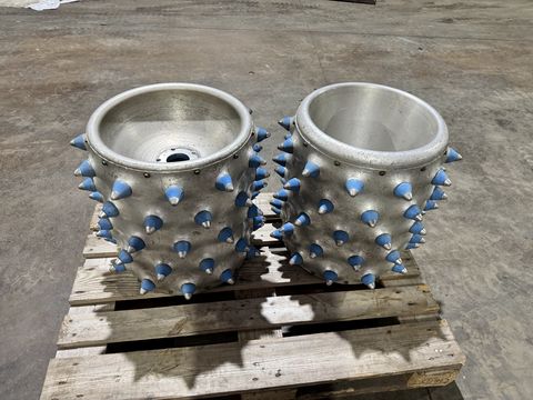 Brielmaier Stachelwalzen ALU-5-reihig mit Metallspitze