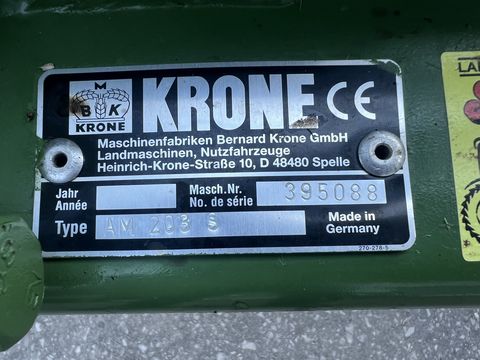 Krone AM 203 S Heckscheibenmähwerk 200cm