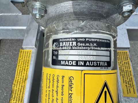 Bauer MTX3 600/4m Güllemixer mit Hubgestell