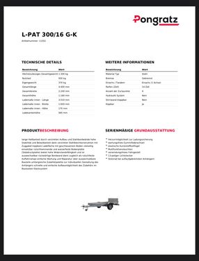 Pongratz L-PAT 300/16 G-K
