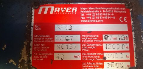 Siloking Selbsfahrer 13 m³ mit Entnahmefräse