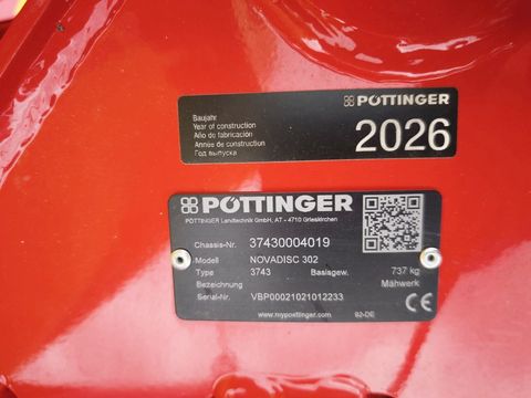 Pöttinger NOVADISC 302 Heck-Scheibenmähwerk