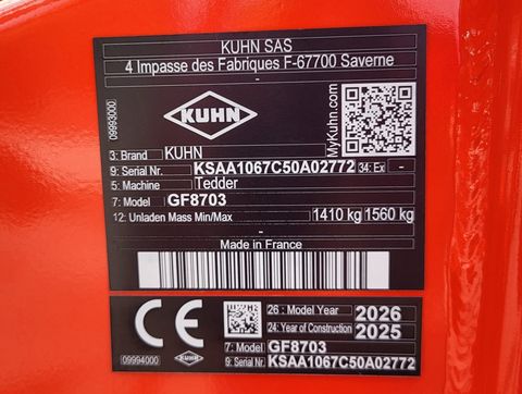 Kuhn GF 8703 Kreiselheuer