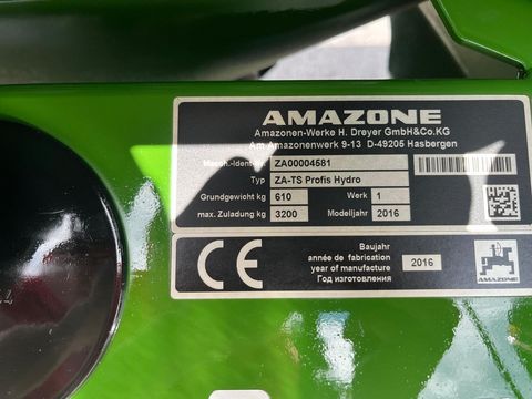 Amazone ZA-TS 3200 Profis Tronic Wiegestreuer