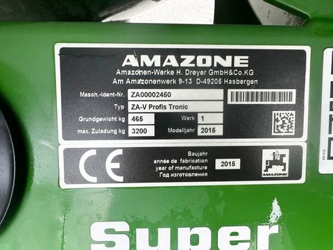 Amazone ZA-V 1700 Profis Tronic Wiegestreuer