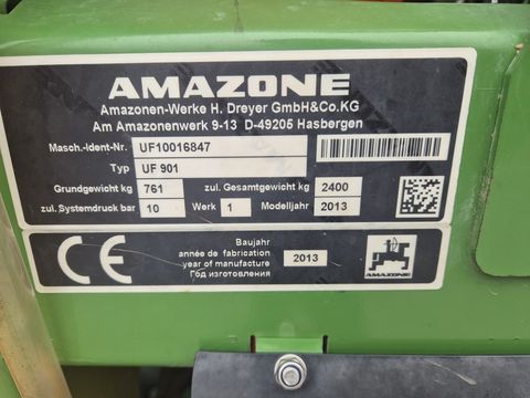 Amazone UF 901 Feldspritze