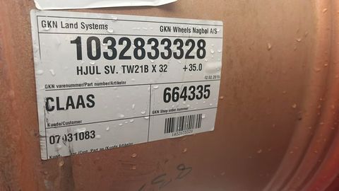 Sonstige Claas 10-Loch Felgen TW21B x 32