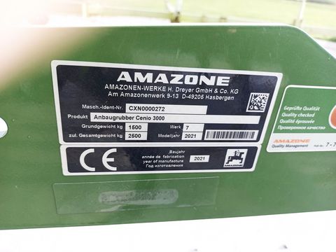 Amazone Cenio 3000 Special Vorführgrubber