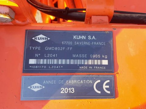 Kuhn GMD 802F-FF Frontscheibenmähwerk
