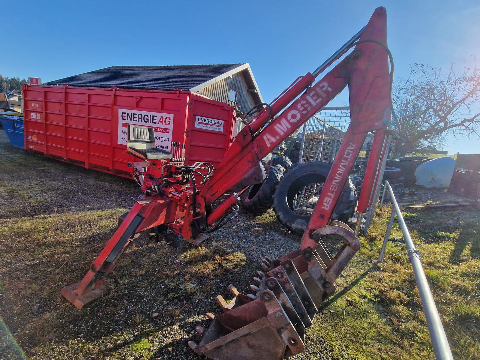 Moser Traktor Heckbagger 4m 2