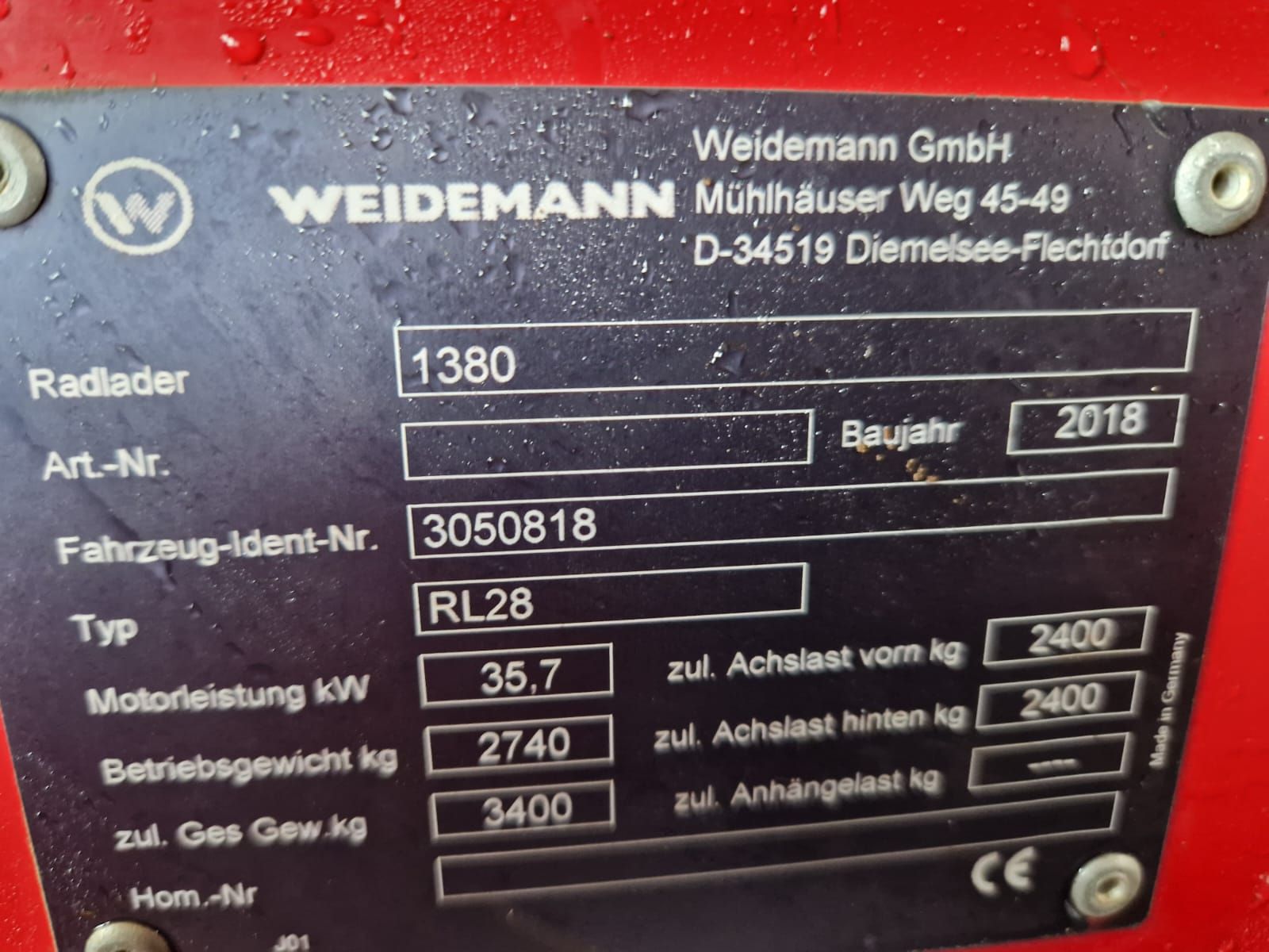 Weidemann 1380 2