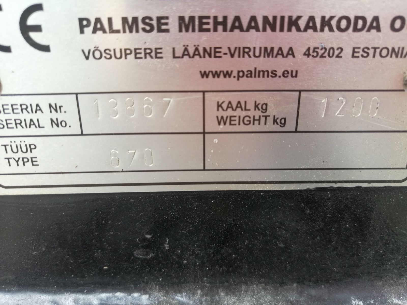 Palms ForstKran K670 neuwertig mit Funkwinde u. Abstüt 2