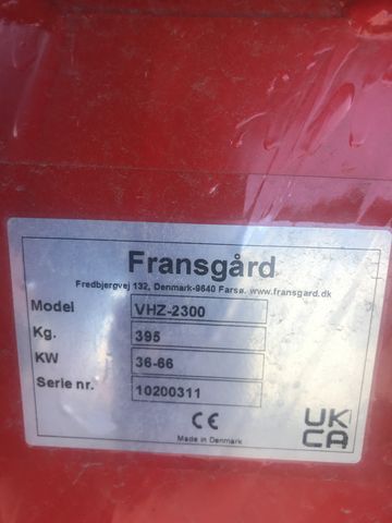 Fransgard VHZ 2300 mit Seilwinde