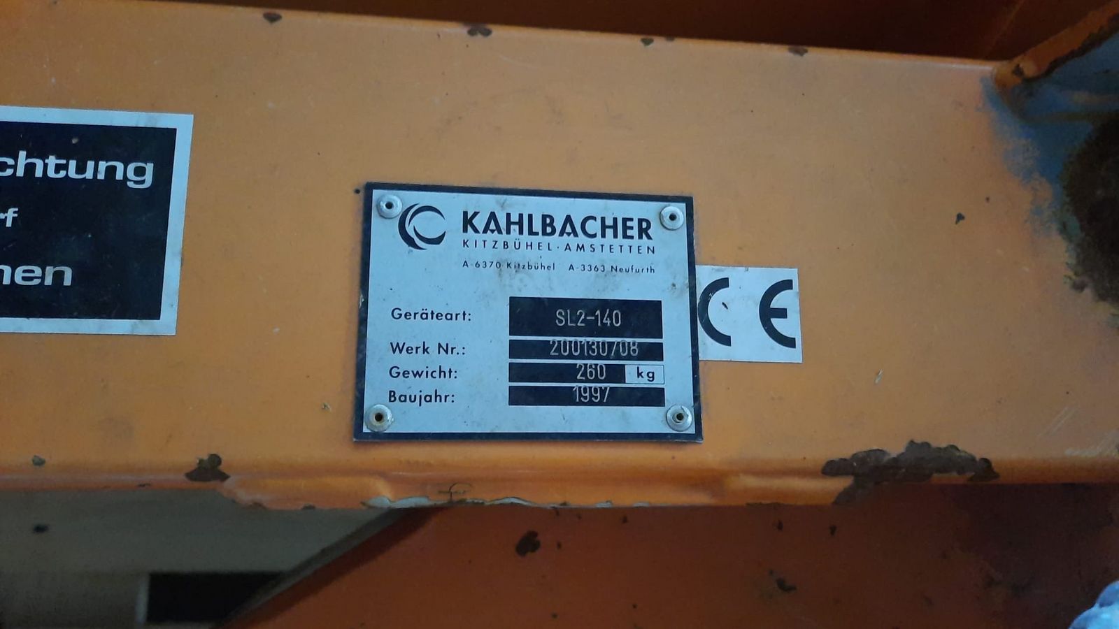 Kahlbacher SL2-140 2
