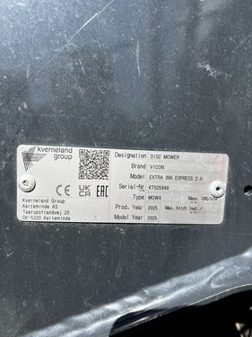 Vicon Extra 395 KSW 2.0