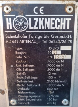 Holzknecht HS 370