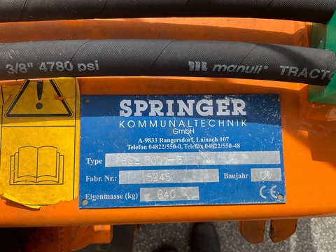 Sonstige Springer Stadtschneepflug SSL 3001-3