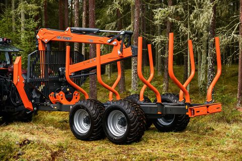 MTM Forest 12 T Rückewagen mit 7300 Kran