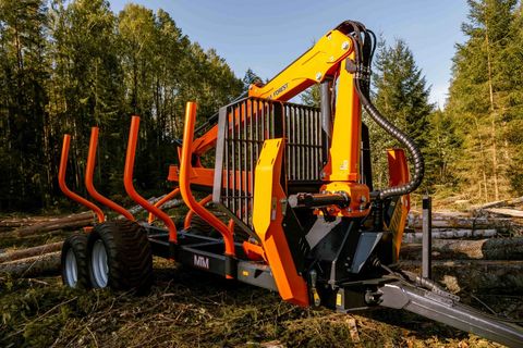 MTM Forest Rückewagen 10-17 Tonnen, MTM 6,6m-9m Forstkran