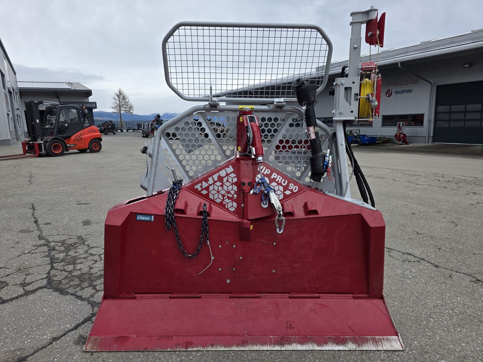 Tajfun VIP PRO 90, 2,3m Klappschild, mit Hilfswinde 2