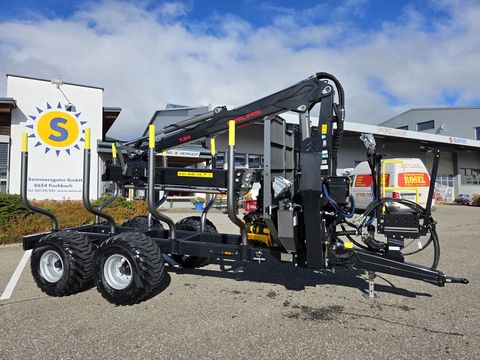 Palms Forstanhänger H12D mit Forstkran K7.94