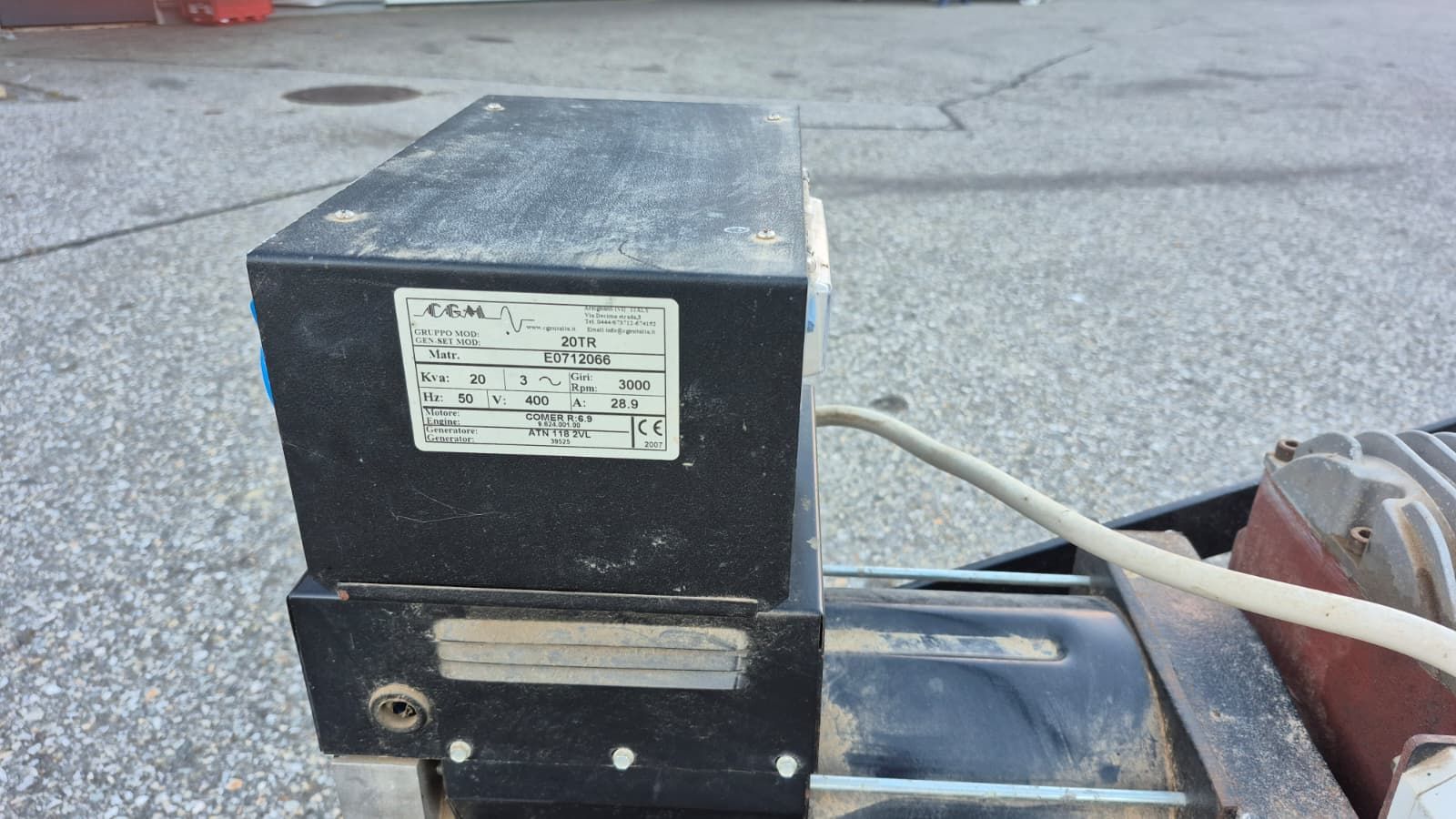 Stromaggregat mit Zapfwellenantrieb 2