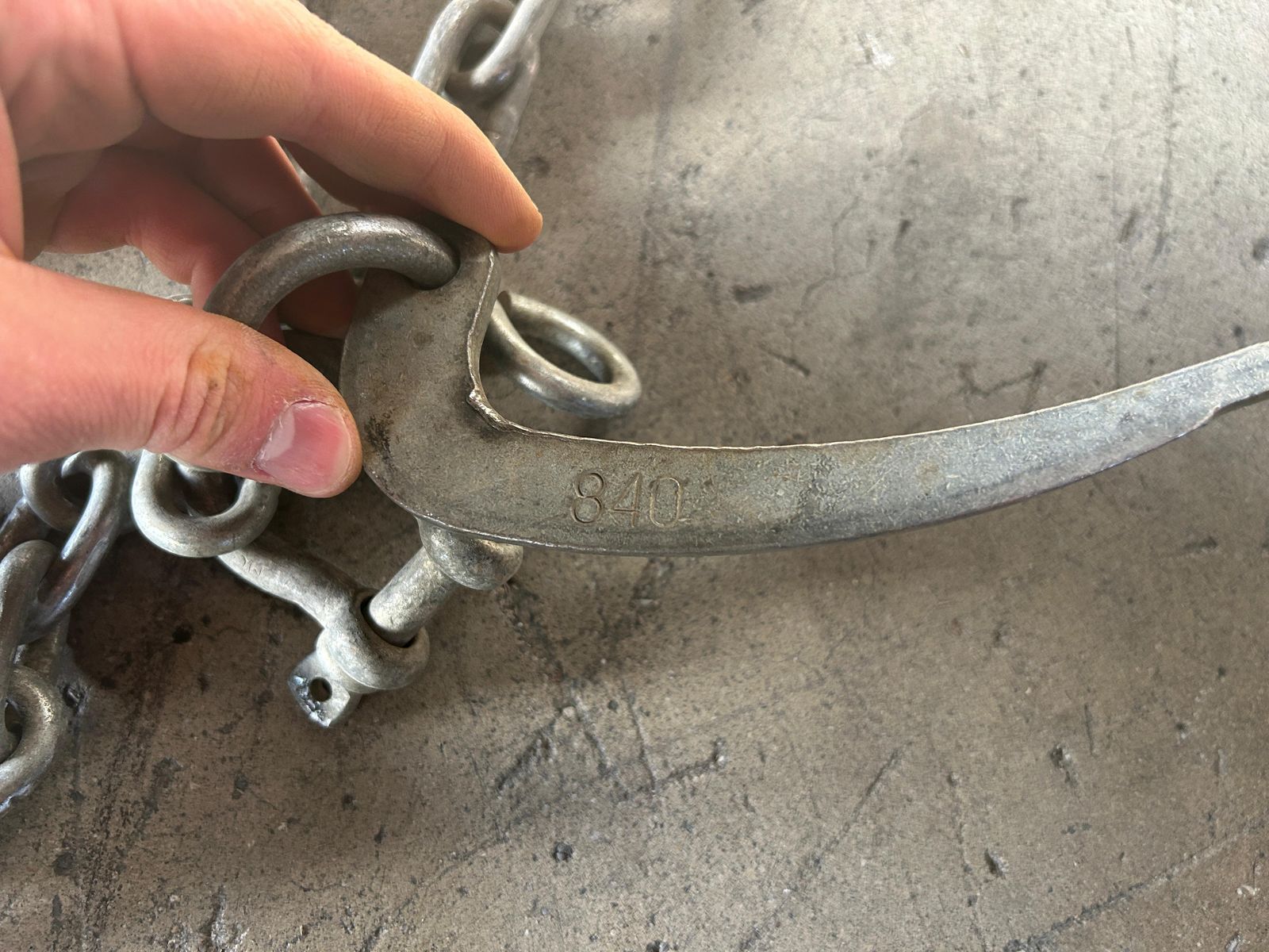 Veriga Netzketten TM-830-8 für 16.9-28 3