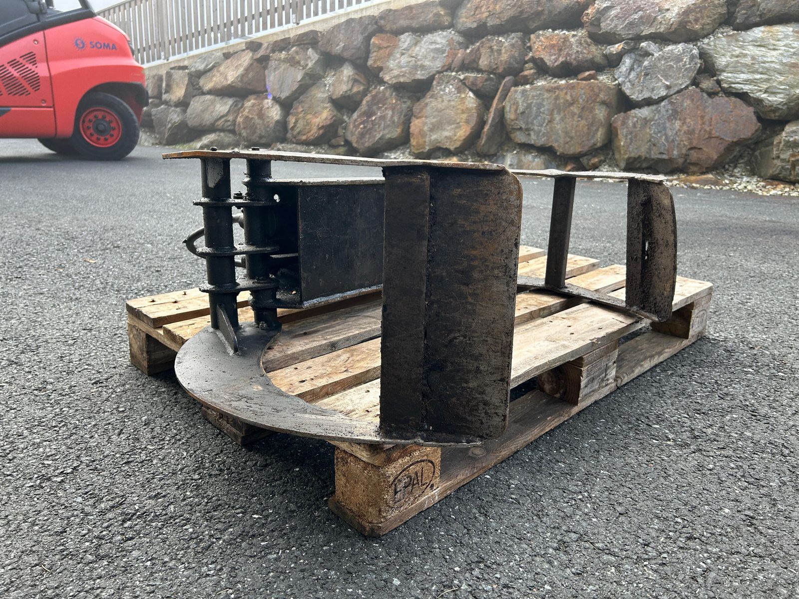 gebrauchte Holzzange 2