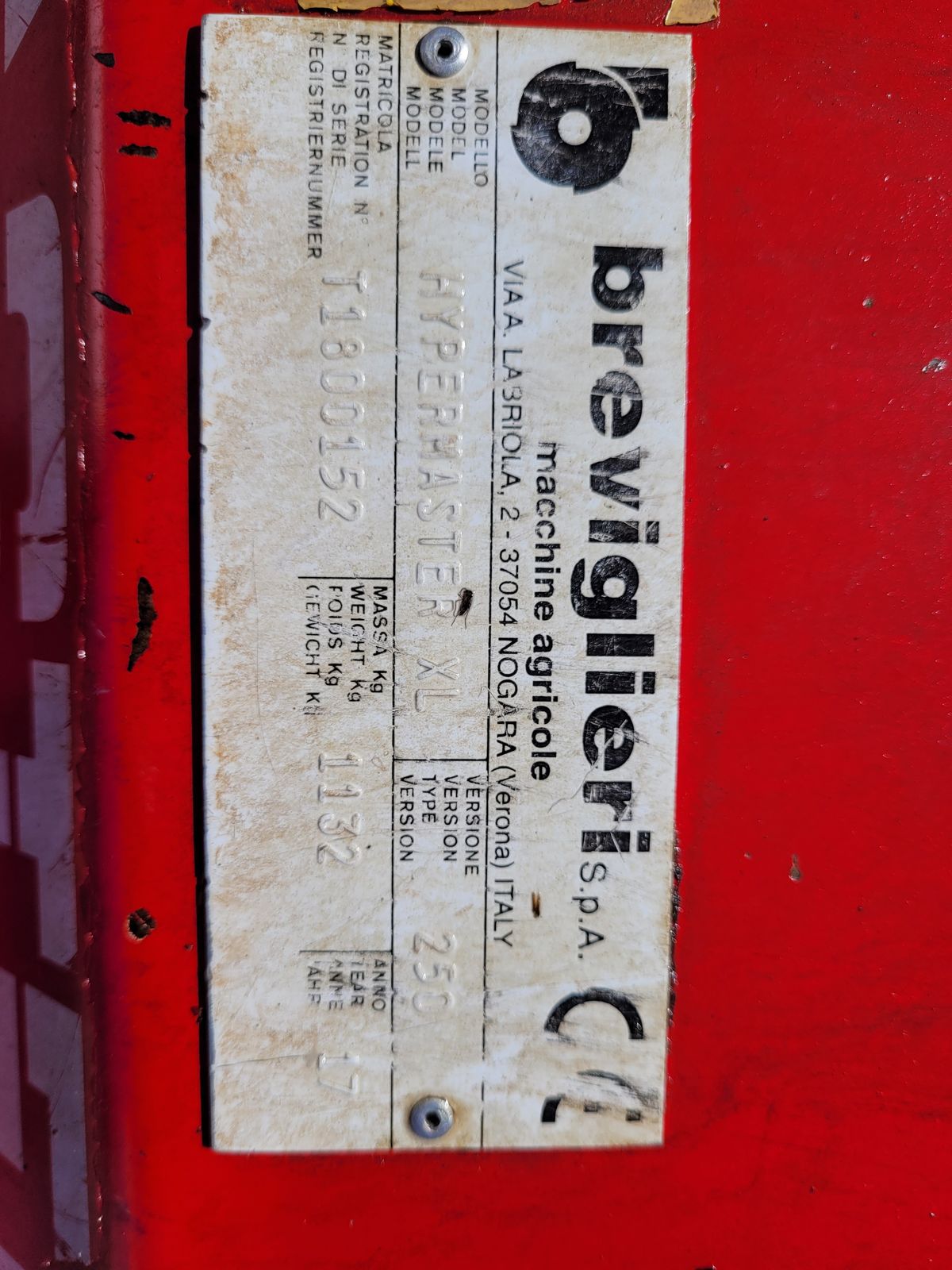 Breviglieri Hypermaster XL 250 2