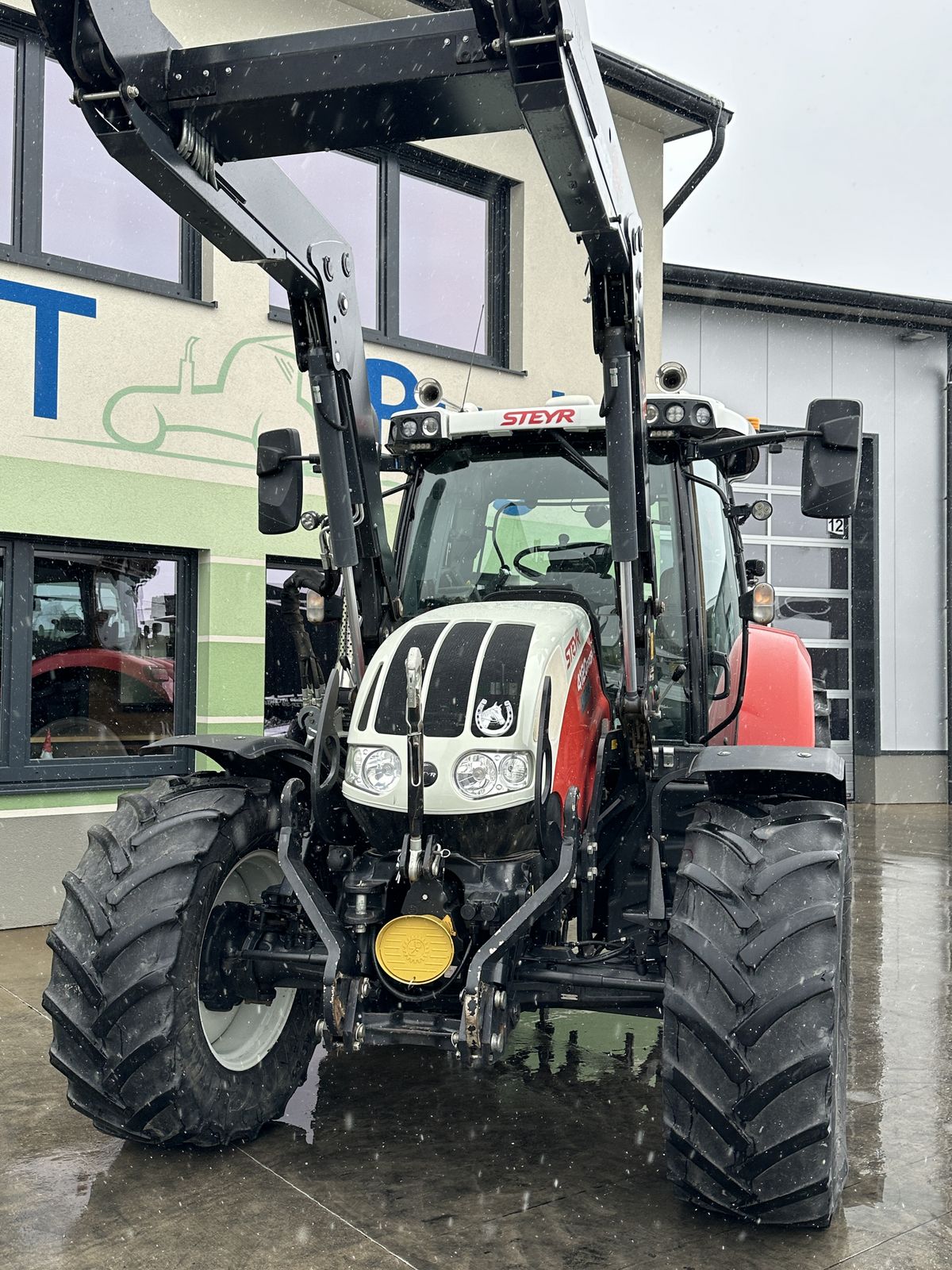 Steyr 4120 Profi mit Hauer XP110 3