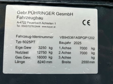 Sonstige Pühringer Tandem Tieflader 6025 PT 16 Tonnen