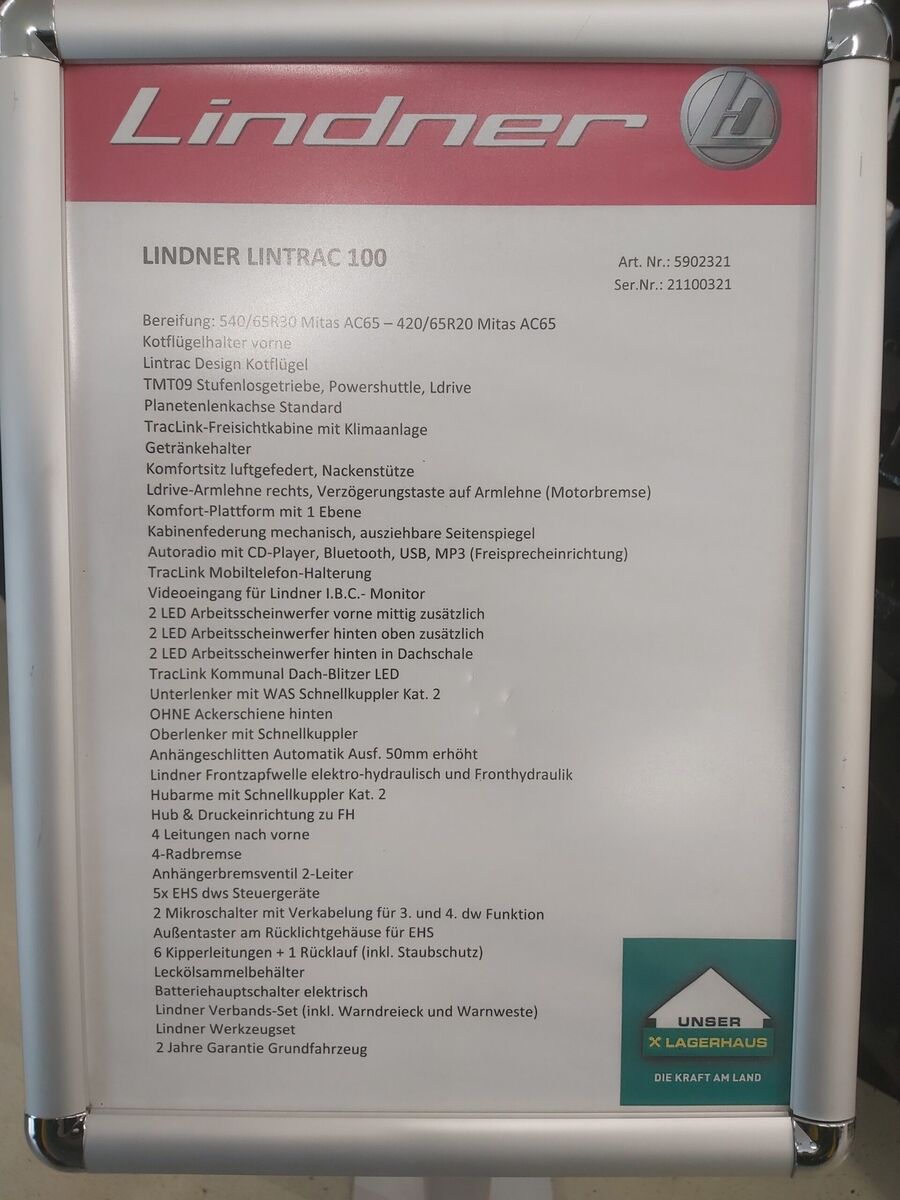 Lindner Lintrac 100 2