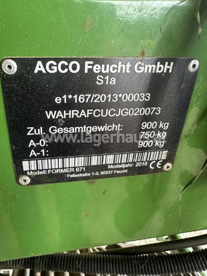 Fendt FORMER 671 2