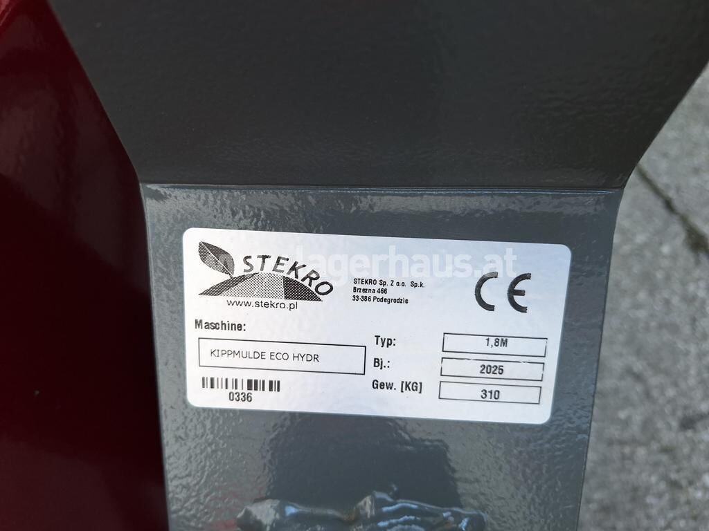 Stekro KIPPMULDE ECO 1.80 M DW 2