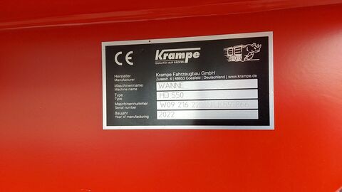 Krampe HD 550 Carrier / HP 20